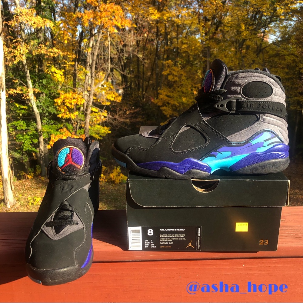 Air Jordan Retro 8 Aqua